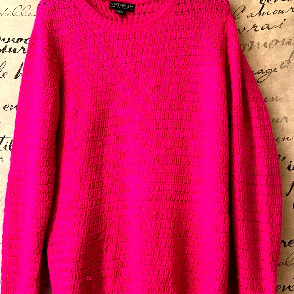 Forever 21 - oversized pink sweater